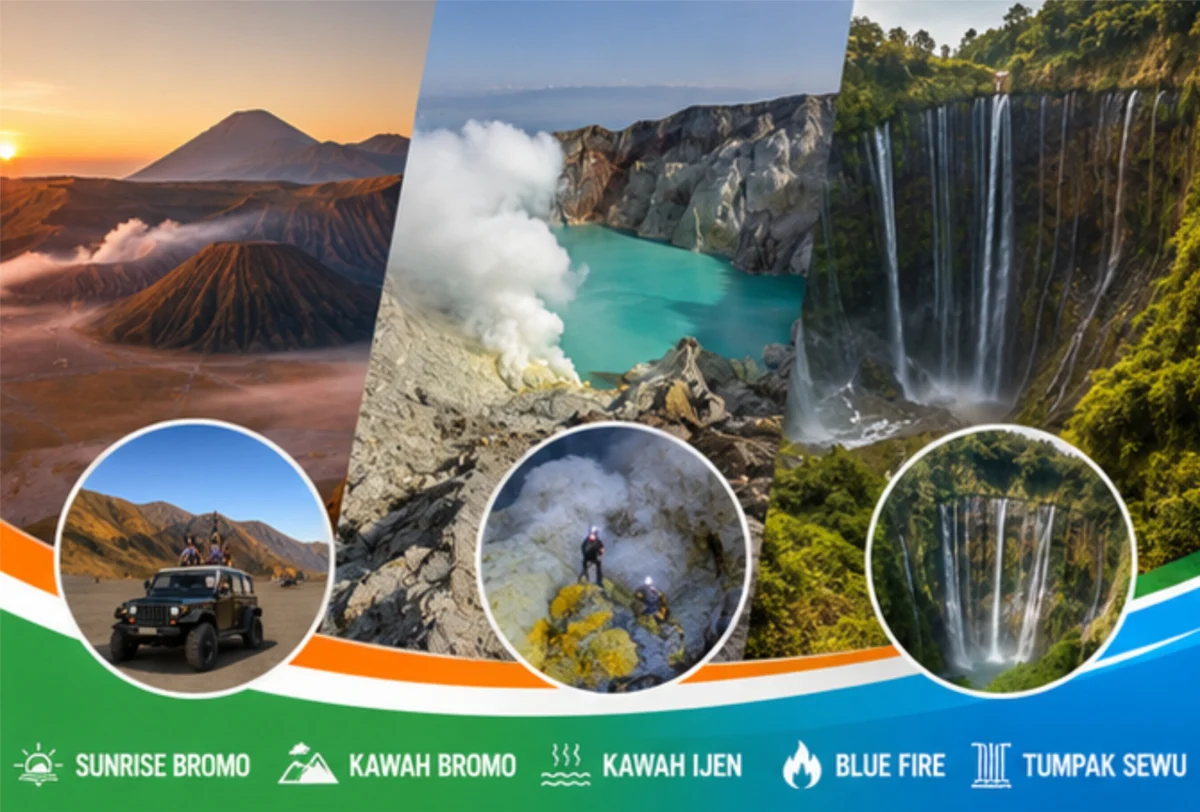 Paket Wisata Bromo Ijen Tumpak Sewu