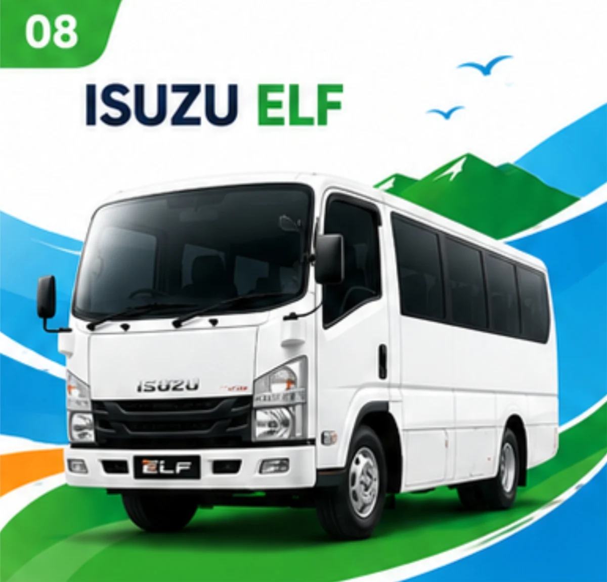 Sewa Isuzu Elf