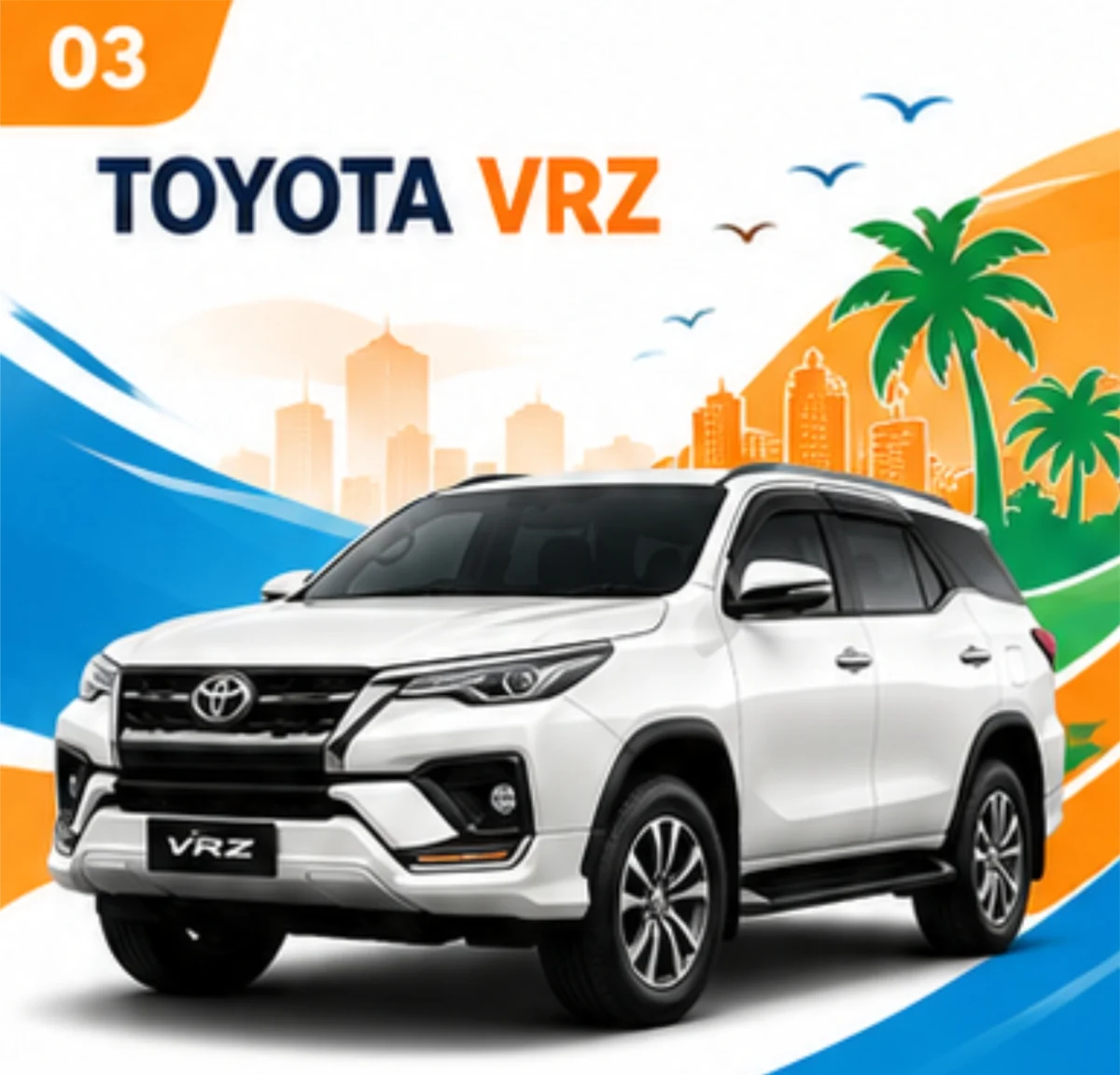 Sewa Toyota Fortuner VRZ